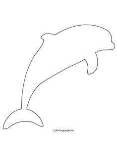 dolphin pattern for crafts