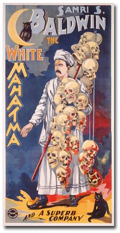 M9 Vintage Thurston Do Spirits Come Back Magic Magician Poster Re-Print A4