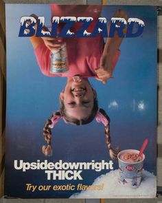 Dairy Queen Promotional Poster For Backlit Menu Sign Dream Pie Blizzard dq2