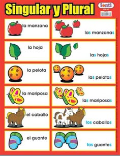 Resultado de imagen de EL NUMERO SINGULAR Y PLURAL
