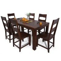 Mckinley 6 Seater Dining Table Set Rs 34 999 Material Sheesham Wood Color Finish Mckinley 6 Seater Dining Table Set Rs 34 999 Material Sheesham Wood Color Finish