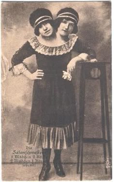Old Print Close-up of Circus Freak Show Girl Old Print Close-up of Circus Freak Show Girl