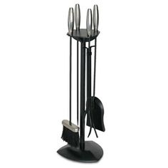 Chimo Fireplace Set 4 Pieces Blomus Online Www Napa Forge 19030 Black 5 Piece Monterey Fireplace Tool Set With Satin Nickel Handles As Shown