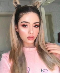 Макияж Глаз, Розовый Макияж, Красивый Макияж, Макияж Для Волос, Красота Волос, Вечерний Макияж, Блестящий Макияж Глаз, Прически И Макияж, Инструкции По Макияжу Глаз