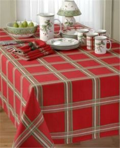 24 Best Christmas Red Plaid Tablecloth Images On Pinterest Christmas Red Plaid Tablecloth Check Tartan Table Runner Settings