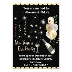 237 best new year eve party invitations images in 2019 new years new year party invitation