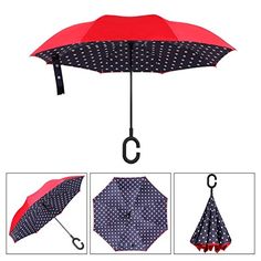 Reverse Umbrella Double Layer Inverted Umbrellas For Car Rain Outdoor With C-Shaped Handle Leaves Decoration Botanical Customized