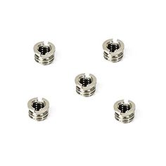 MENGS 2Pcs SR-53 3//8 to 1//4 Screw Adapter Aluminum Alloy For DSLR Camera and Tripod Monopod