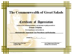printable certificate of appreciation