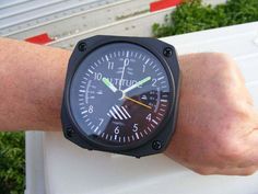 New TRINTEC ALTIMETER 3.5/" VINTAGE Altitude Aviation Travel Alarm Clock