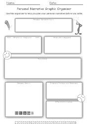 narrative essay graphic organizer