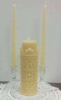 Beeswax Unity Candle Set By Mcandles On Etsy Hanrolled Beeswax Unity Candle Set By Mcandles On Etsy Hanrolled Pillar Candles Pinterest Wedding Green Weddings And Things