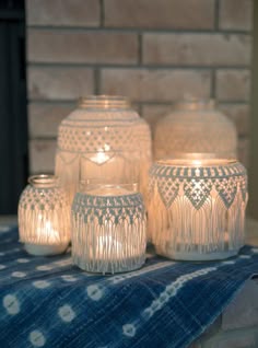 If u know how to do makrame this is a grt DIY idea