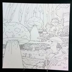 Carrie And Witek Radomski Is Raising Funds For Legendary Landscapes Adult Coloring Book On Kickstarter An Ambitious New