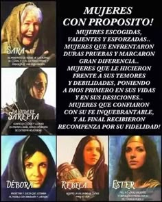 Mujeres De Fe En La Biblia