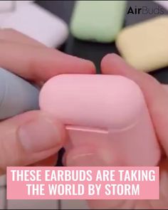 9 Airbuds X Pastel ideas wireless earbuds earbuds white headphones