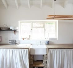 91 Best More Cabinet Curtains Images Blinds Kitchen Inspirational Images And Photos Of Laundry Utility Rooms Remodelista Green Kitchens More Cabinet Curtains