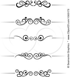 Scroll Clipart Black And White - FREE DOWNLOAD