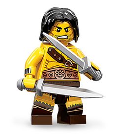 Lego Hun Warrior-Collection Figurine-Série 9-nouvelle version Barbarian