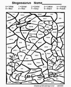 Math Fact Color By Number Freebie Multiplication Division 123 S Coloring Squared Multiplication Worksheets