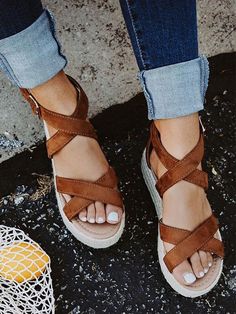 My Heat New Foreign Trade Large Size Muffin with Straw Buckle Ankle Strap Open Toe Sandals Beach Sandals