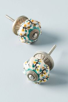 Knobs fabulous functional hand painted ceramic knobs glass knobs funky/&fun New