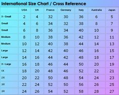 uk u s and europe clothing size conversion table anglophile pants size chart conversion