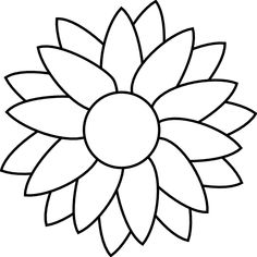 free printable sunflower stencils sunflower clip art vector clip