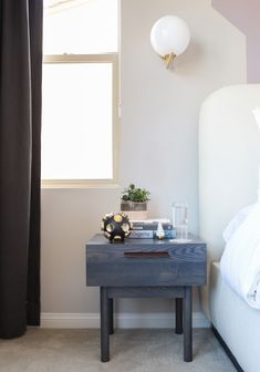 191 Best Bedroom Images In 2019 Bed Frames Bedding Design Milk S Master Bedroom Featuring Blu Dot Shale Bedside Tables Makeover Modern