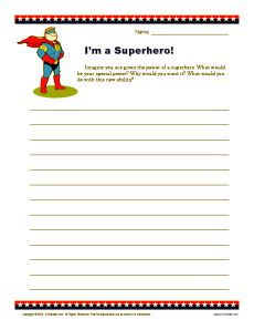 Topics of creative writing for grade 6