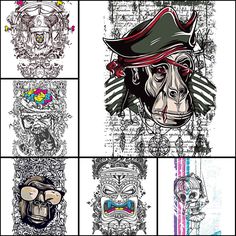 76 Best Free T Shirt Designs And Prints Images On Pinterest T Shirt Print Demons Vector Set Free Designshirt