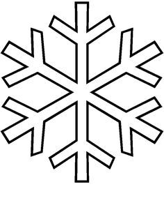 snowflake outline printable snowflake template snowflake outline