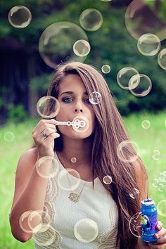 bubbles senior high school pictures - Google Search Girl Senior Pictures, High School Pictures