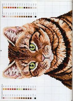 Siamese Cats Needlepoint Pattern From A Magazine NP1