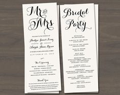 Free Diy Catholic Wedding Program Ai Template I M A Professional Long Wedding Programs Mr And Mrs Order Of Service Church Byron Edit In Word Or Pages