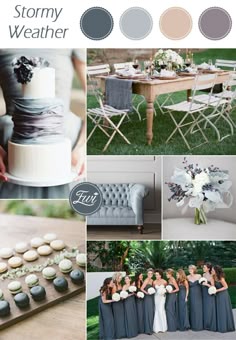 86 Best Fall Wedding Colors Images On Pinterest In 2018 Pantone Stormy Weather Dusty Grey And Blue Neutral Wedding Color Ideas For Fall 2017 February