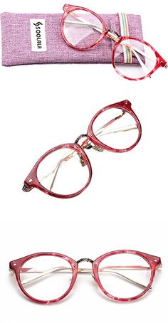 costco eyeglass red frames