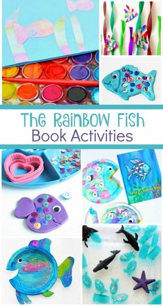 Childrens book fish with shiny scales
