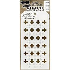 Stampers Anonymous Tim Holtz Layered Stencil Cargo 4.125 by 8.5-Inch
