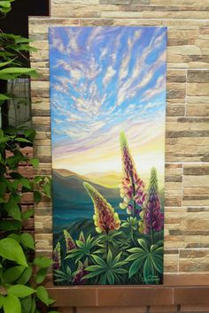 Atomic Ocean Fantasy 4er Bilder Bild auf Leinwand Wandbild Poster