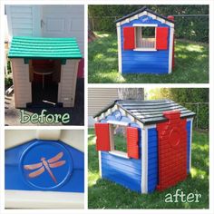 63 Best Diy Little Tikes Makeover Images House Free Cycled A Little Tikes Playhouse Into This Used Rustoleum Spray Paint And The
