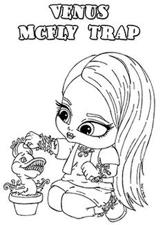 Download And Print Clawdeen Wolf Little Girl Monster High Coloring