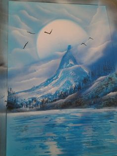 peinture sur toile à la bombe