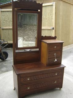 Antique Hat Dresser Nearly Identical To The One I Have Cherry Eastlake Gentleman S Dresser With Hat Box 6710 Ebay