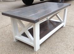 More Farmhouse Projects You Can Build With 2x4s Ana White Rustic X Coffee Table Great Finish