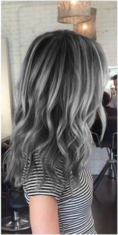 Couleur de cheveux gris fonce Couleur de cheveux gris fonce