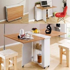 Ten E Saving Desks That Work Great In Small Living Es Reforma Aparador Para Bebidas E Copos Em Festa More