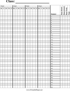 Attendance Sheet For Students Classy Attendance Forms For Secondary Teachers Editable Secondary . Attendance Sheet For Students Amusing Attendance Forms For Secondary Teachers Editable Secondary .