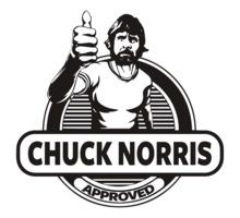 chuck norris approved stamp