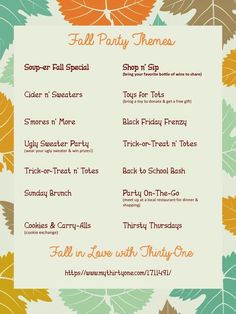 party themes i should suggest to my host to have a theme spa party
